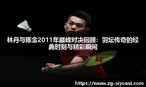 林丹与陈金2011年巅峰对决回顾：羽坛传奇的经典时刻与精彩瞬间